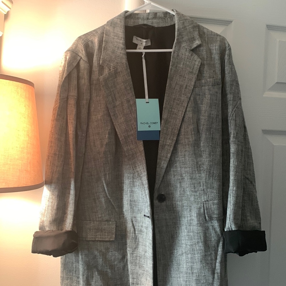 Grey tweed-like jacket.. never worn!
